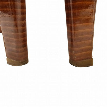 Louis Vuitton Monogram Denim Sandals Patchwork Ankle Strap High Heel 23cm