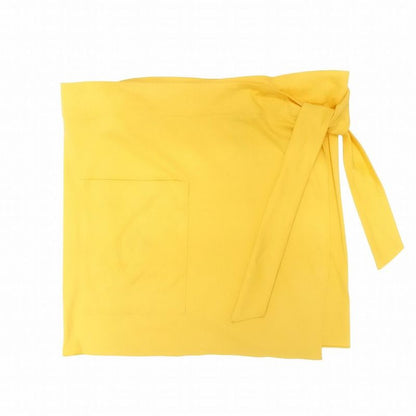 Hermes Wrap Around Mini Skirt Belt H Logo Cotton Bottoms Made in France 38 M