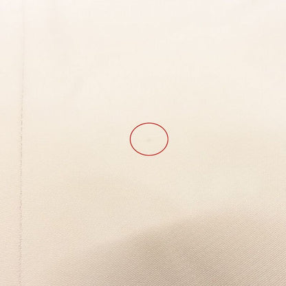 00s Chanel Skirt Knee Length 100% Silk Coco Mark One Point Logo 04p P23205 38m