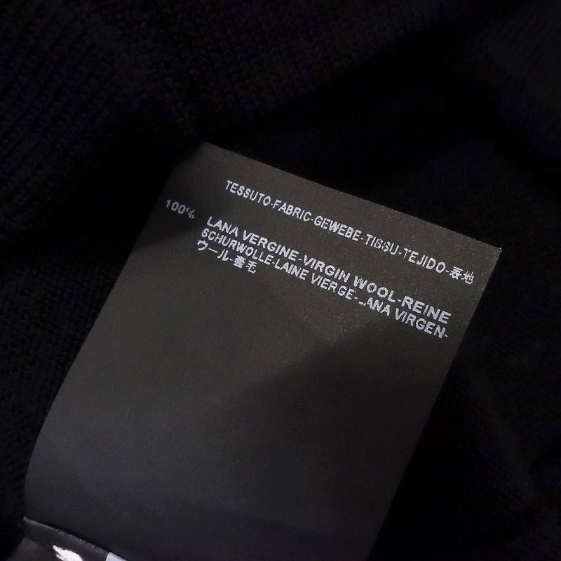 Balenciaga Studded Bar Cardigan Knit Jacket Woven Long Sleeves V-Neck 34 XS