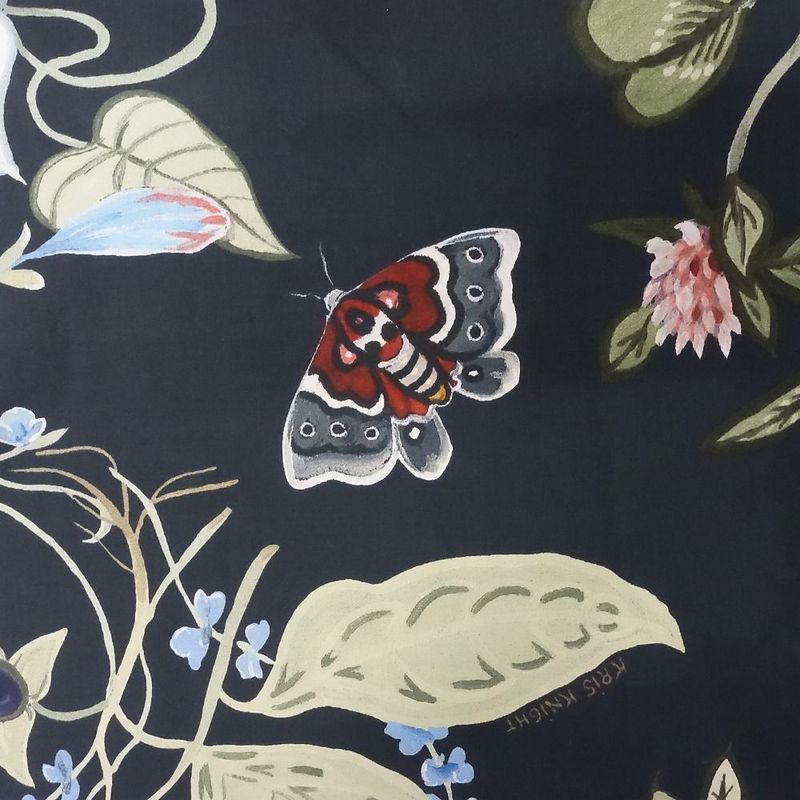 Gucci Botanical Flower Floral Shirt Blouse Long Sleeve Chris Knight Flora Top