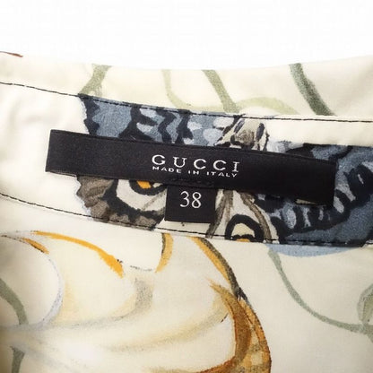 Gucci Botanical Flower Floral Shirt Blouse Long Sleeve Chris Knight Flora Top