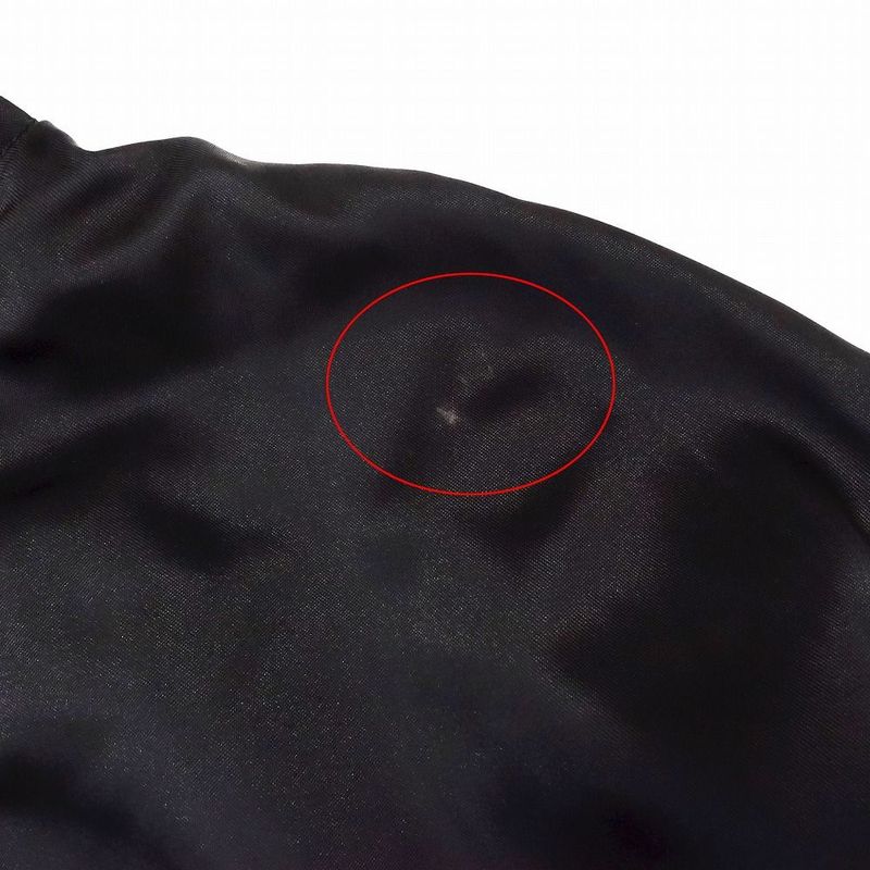 Louis Vuitton Nylon Hooded Coat Jacket with Draw Cord Blouson 34 S Black Women