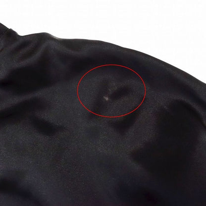 Louis Vuitton Nylon Hooded Coat Jacket with Draw Cord Blouson 34 S Black Women