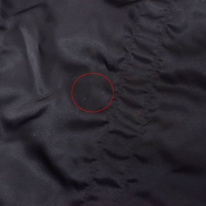 Louis Vuitton Nylon Hooded Coat Jacket with Draw Cord Blouson 34 S Black Women