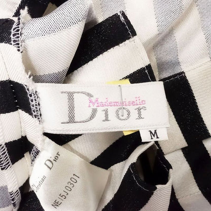Vintage Mademoiselle Dior Mademoiselle Dior Striped Silk Shirt Jacket Old M