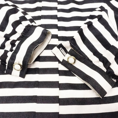 Vintage Mademoiselle Dior Mademoiselle Dior Striped Silk Shirt Jacket Old M