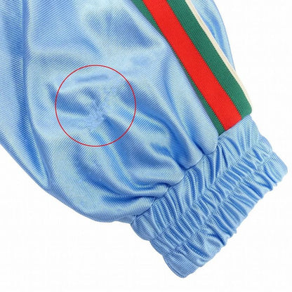 Gucci 653372 Xjde6 Armline Front Anorak Blouson Jacket Outerwear Blue Size XS