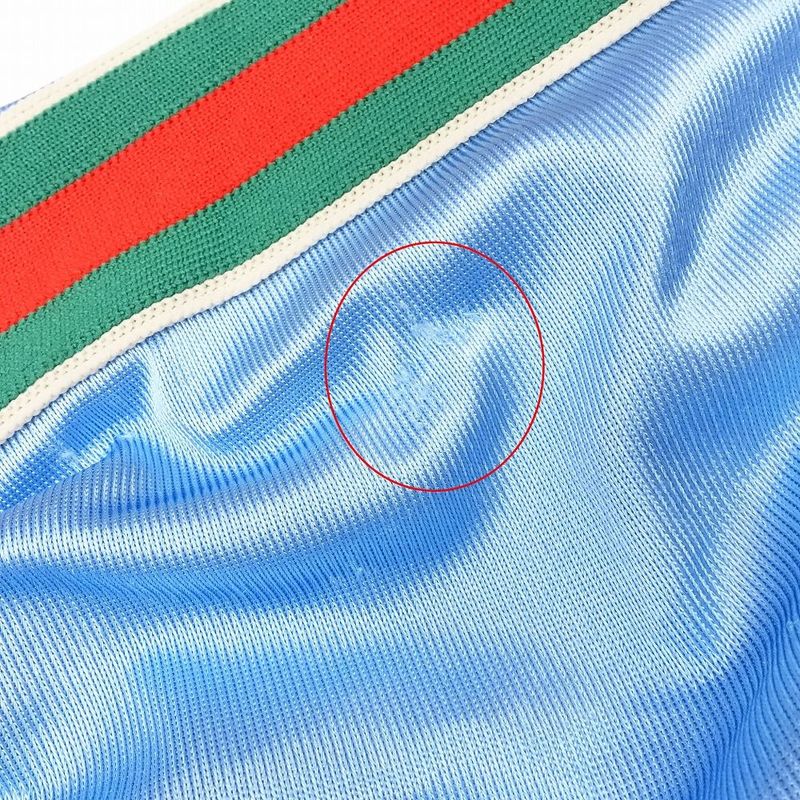 Gucci 653372 Xjde6 Armline Front Anorak Blouson Jacket Outerwear Blue Size XS