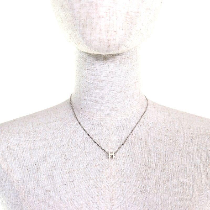 Hermes Pop H MINI Pop H MINI - Silver Hardware Pendant Necklace Accessory Cles