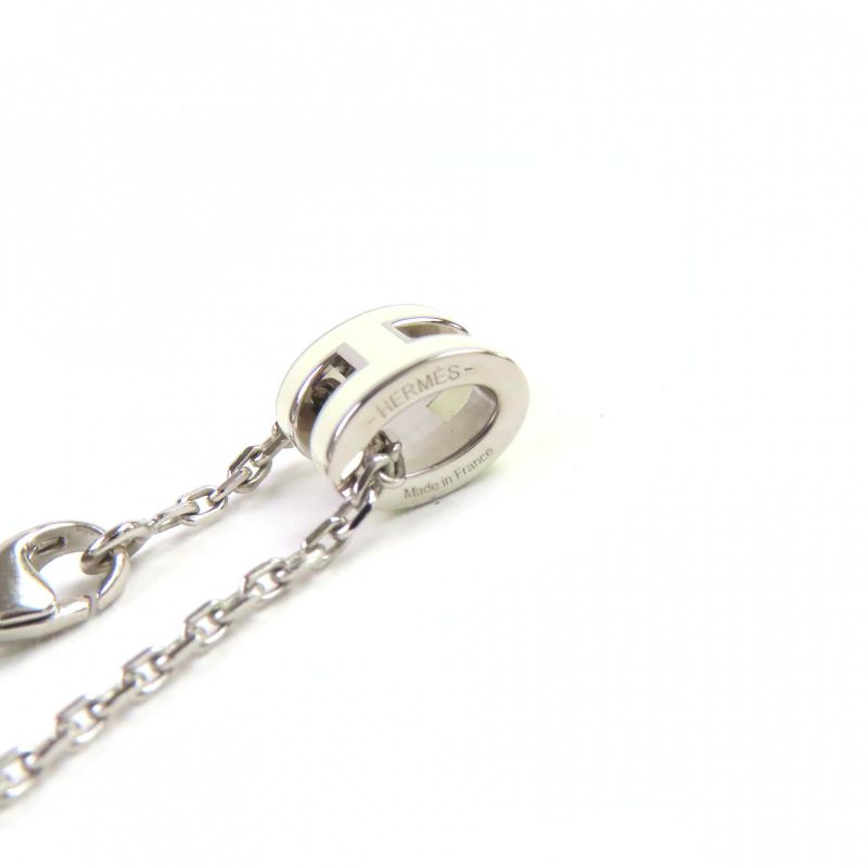 Hermes Pop H MINI Pop H MINI - Silver Hardware Pendant Necklace Accessory Cles