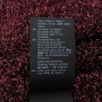 Saint Laurent Paris 19 563424 Lame Knit Top Pinkish XS Genuine