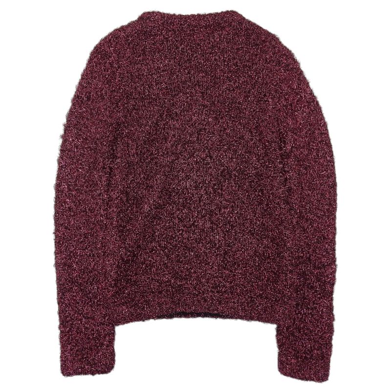 Saint Laurent Paris 19 563424 Lame Knit Top Pinkish XS Genuine