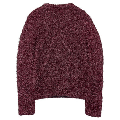 Saint Laurent Paris 19 563424 Lame Knit Top Pinkish XS Genuine