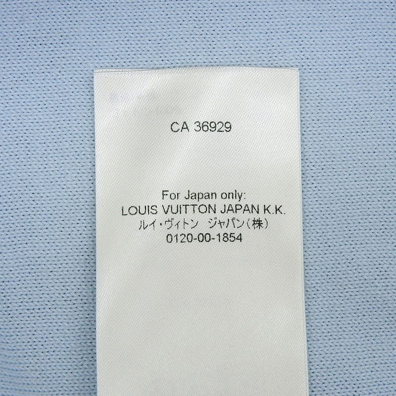 Louis Vuitton 24SS Gradient Monogram Gradient Cotton Knit Grey XL Made In Italy