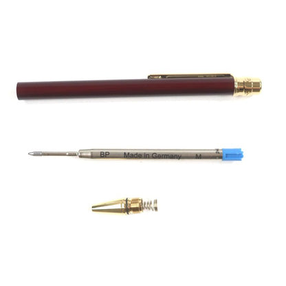 Cartier Santos de Cartier Ballpoint Pen with Logo Engraving Twist Closure