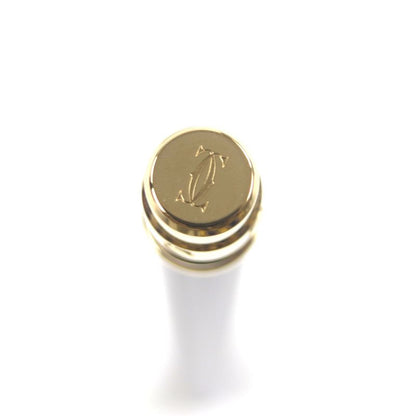 Cartier Santos de Cartier Ballpoint Pen with Logo Engraving Twist Closure