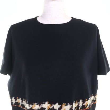 CHANEL Vintage 100% Wool 90's Coin Button Checkered Jacket Dress