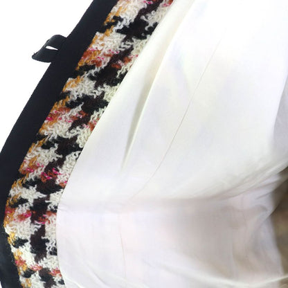 CHANEL Vintage 100% Wool 90's Coin Button Checkered Jacket Dress