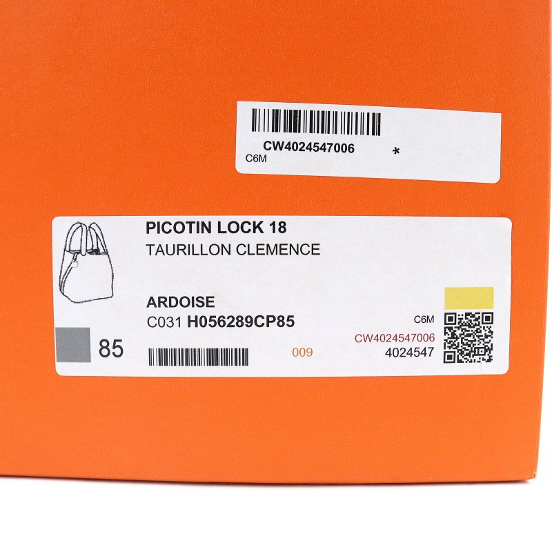 Hermes Picotin Lock PM Taurillon Clemence Ardoise Gold Hardware Handbag