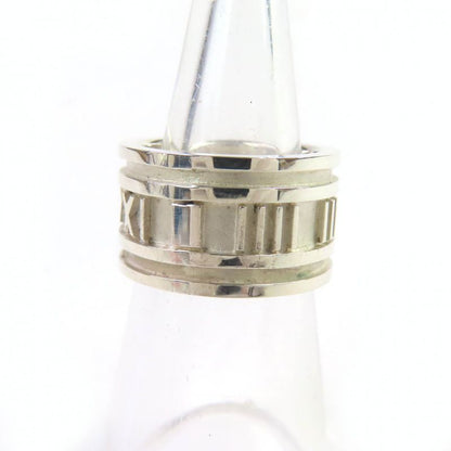 Tiffany & Co Atlas Sv925 Ring Silver Approx Size 10 With Box And Storage Bag