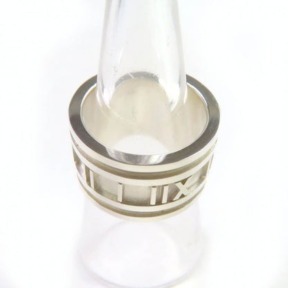 Tiffany & Co Atlas Sv925 Ring Silver Approx Size 10 With Box And Storage Bag