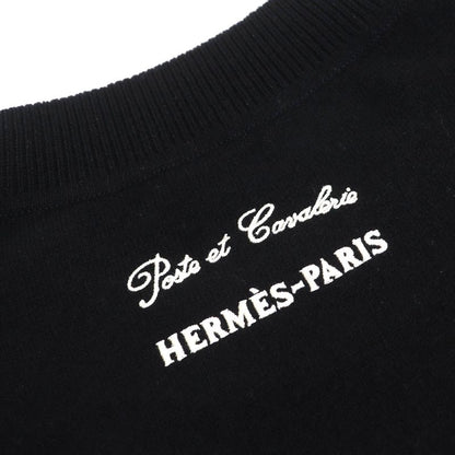Hermes 21SS Poste Et Cavalerie Saber Decorated Bag 100% Cashmere Long Sleeve