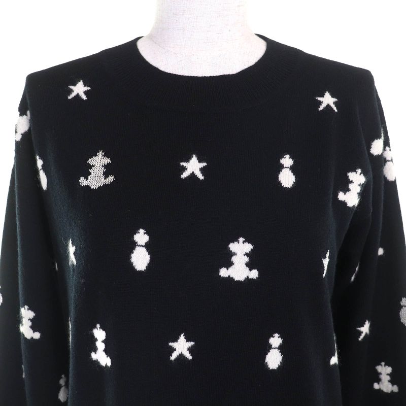 Hermes 21SS Poste Et Cavalerie Saber Decorated Bag 100% Cashmere Long Sleeve