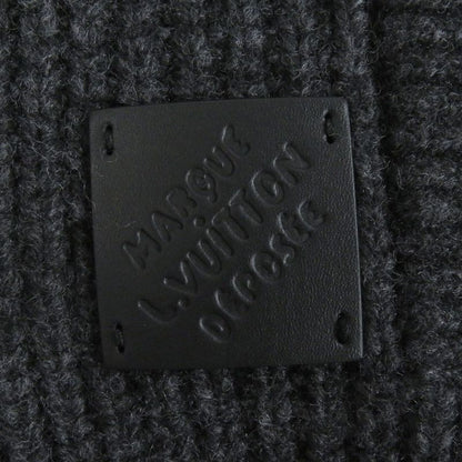Louis Vuitton 25SS Cashmere Blend Shawl Collar Logo Leather Patch Knit Cardigan