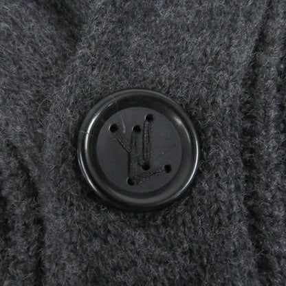 Louis Vuitton 25SS Cashmere Blend Shawl Collar Logo Leather Patch Knit Cardigan
