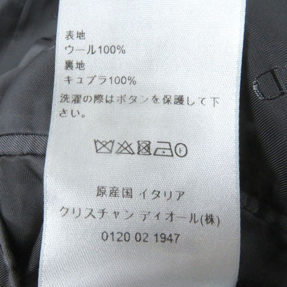 DIOR Homme 243c255a5635 100% Wool Fly Front Single Tailored Jacket Grey 46