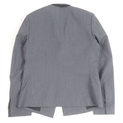 DIOR Homme 243c255a5635 100% Wool Fly Front Single Tailored Jacket Grey 46