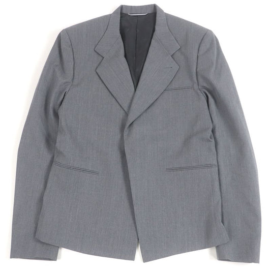 DIOR Homme 243c255a5635 100% Wool Fly Front Single Tailored Jacket Grey 46