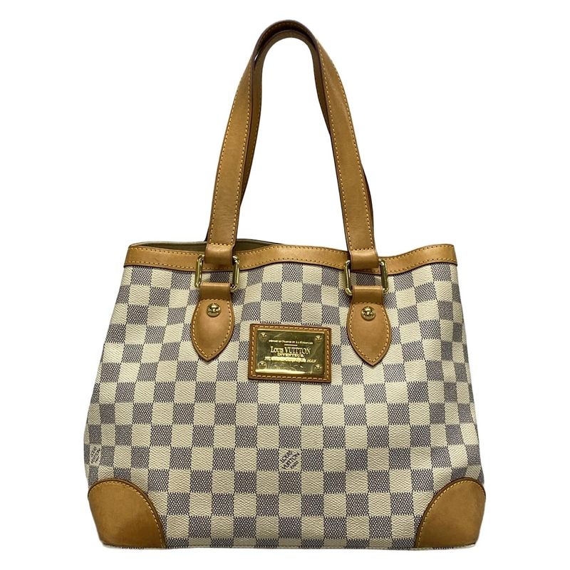 Louis Vuitton Damier Hampstead PM N51207 Azure Tote Bag