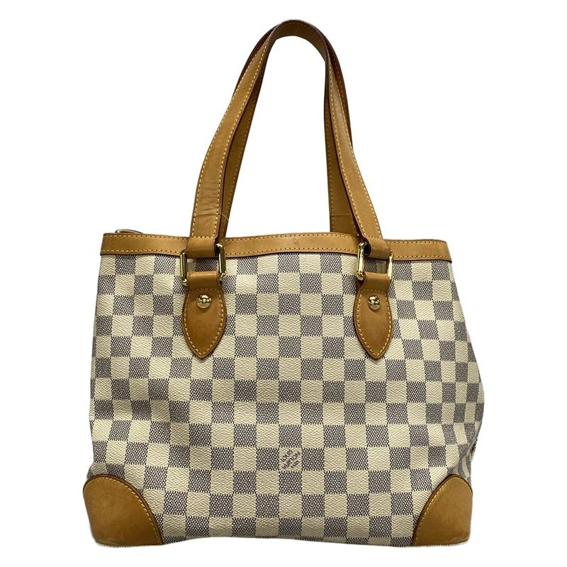 Louis Vuitton Damier Hampstead PM N51207 Azure Tote Bag