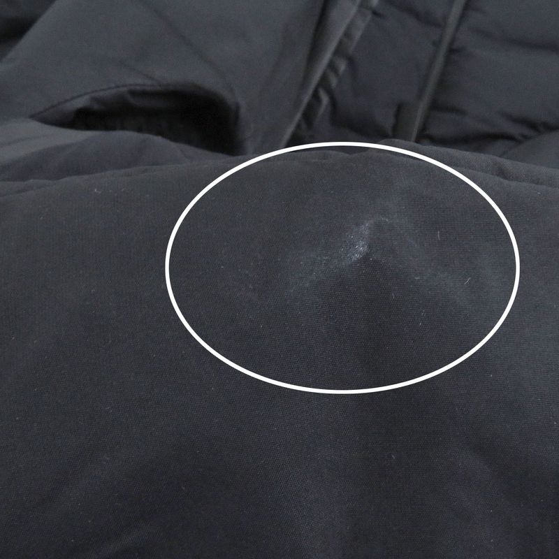 Prada 21AW Recycled Polyester Hooded Down Vest Black M With Hanger And Garment