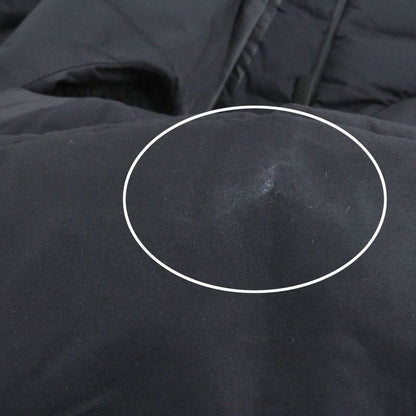 Prada 21AW Recycled Polyester Hooded Down Vest Black M With Hanger And Garment