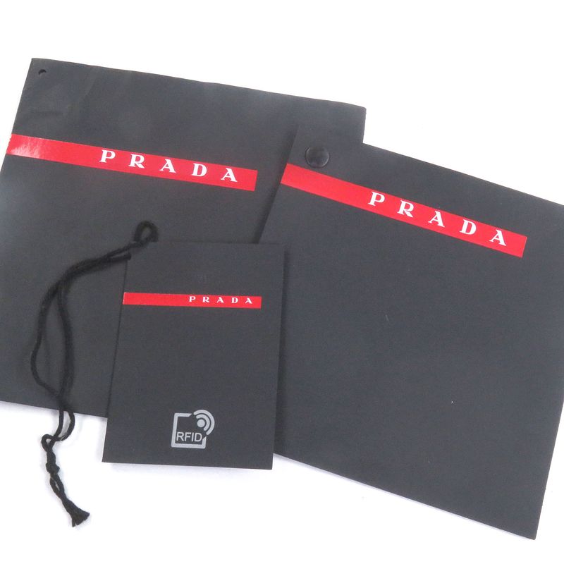 Prada 21AW Recycled Polyester Hooded Down Vest Black M With Hanger And Garment