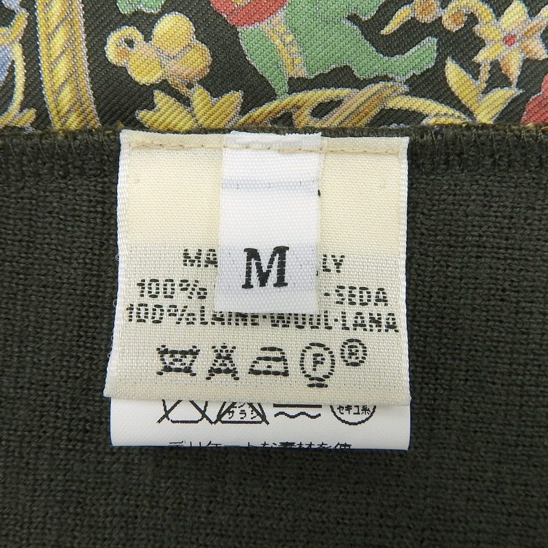 Hermes Vintage Twill Raine Chasseen INDE 100% Silk 100% Wool Margiela Period