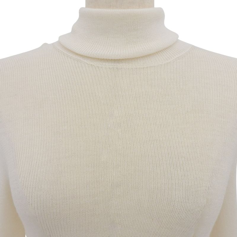 Gucci 766193 100% Wool Turtleneck Long Sleeve Sweater With Logo Hardware Knit