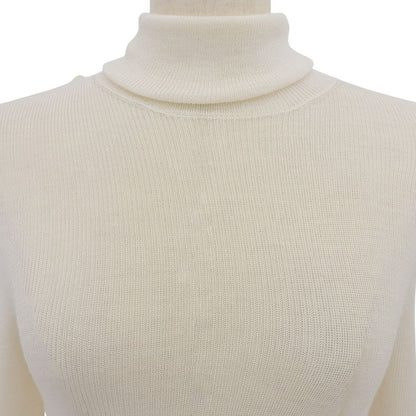Gucci 766193 100% Wool Turtleneck Long Sleeve Sweater With Logo Hardware Knit