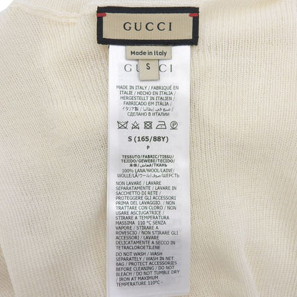 Gucci 766193 100% Wool Turtleneck Long Sleeve Sweater With Logo Hardware Knit