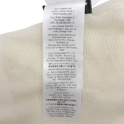 Gucci 766193 100% Wool Turtleneck Long Sleeve Sweater With Logo Hardware Knit