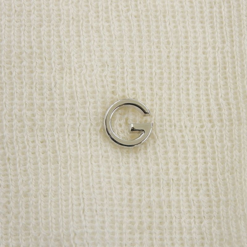 Gucci 766193 100% Wool Turtleneck Long Sleeve Sweater With Logo Hardware Knit