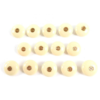 CHANEL Vintage Button Set With Coco Mark Hardware 5 Large And 9 Small Total 14