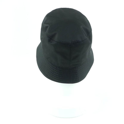 Prada 2hc137 Re-nylon Triangle Logo Plate Triangle Plate Bucket Hat Black M