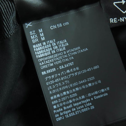 Prada 2hc137 Re-nylon Triangle Logo Plate Triangle Plate Bucket Hat Black M