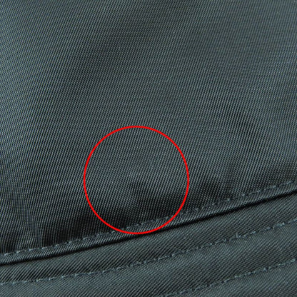 Prada 2hc137 Re-nylon Triangle Logo Plate Triangle Plate Bucket Hat Black M