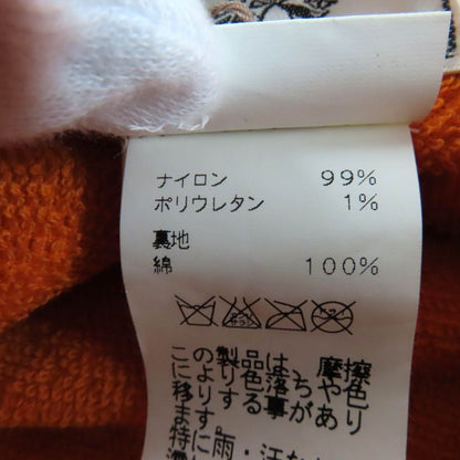 Hermes 100% Cotton Lined Pile Crudocell Bucket Hat Dark Navy Orange 58 Made In