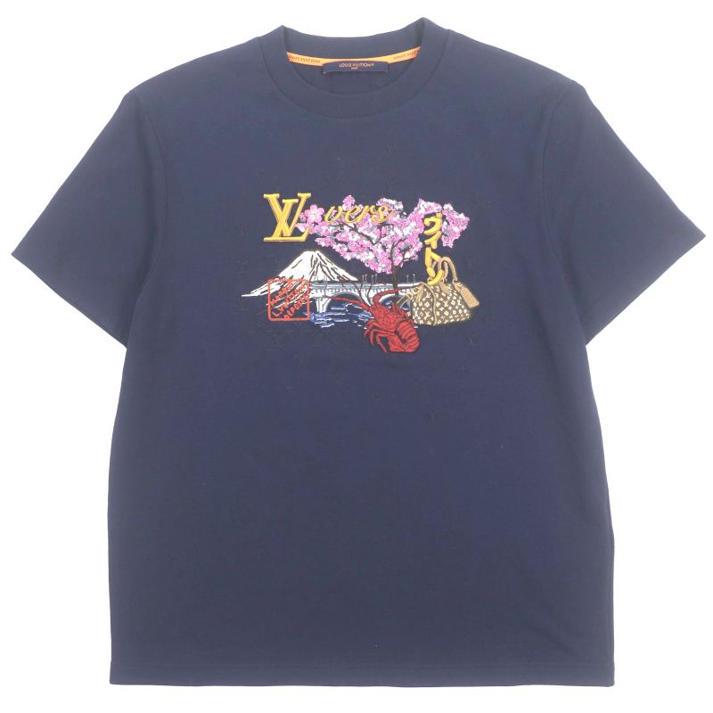 Louis Vuitton NIGO Louis Vuitton 25SS Hty78w 100% Cotton Embroidery Crew Neck